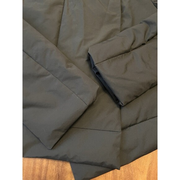 LUCY Jacket M Hatha Insulated Down Wrap Coat Black NWT Asymmetrical - Picture 2 of 6